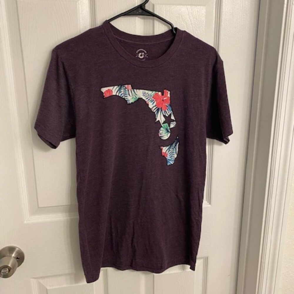 Compound Sarasota T-shirt Purple Unisex Size S